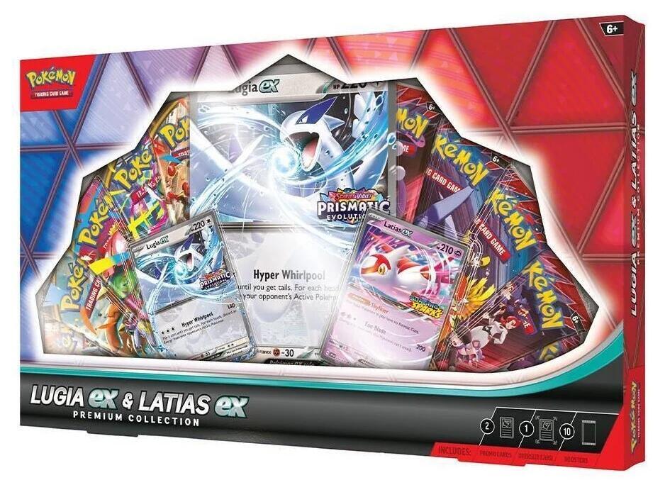 Lugia ex & Latias ex Premium Collection box and contents