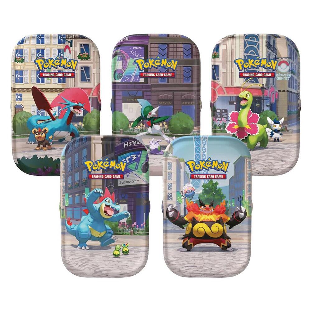 Lumiose City Mini Tin box and contents
