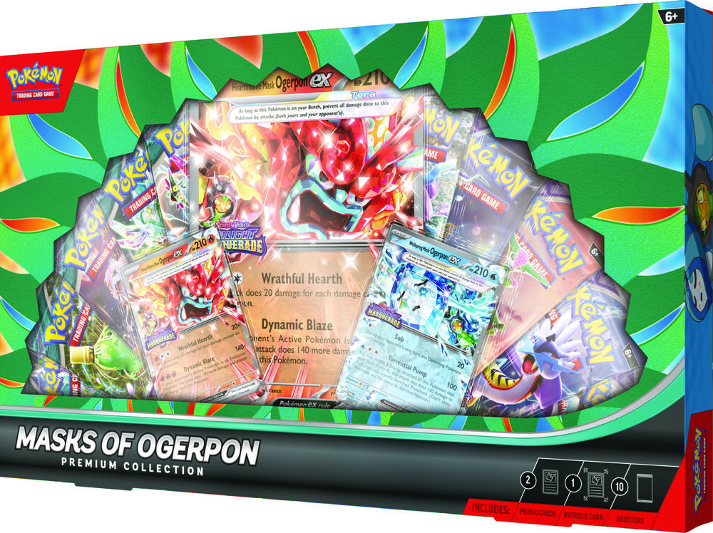 Masks of Ogerpon Premium Collection box and contents
