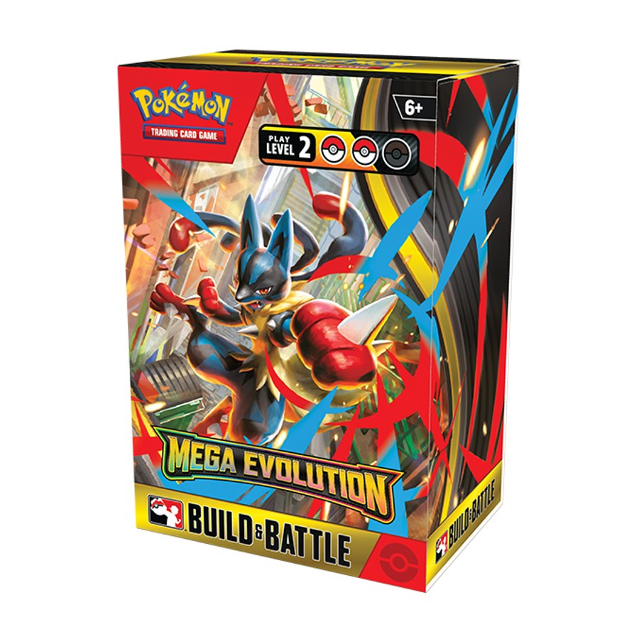Mega Evolution Build & Battle Box box and contents