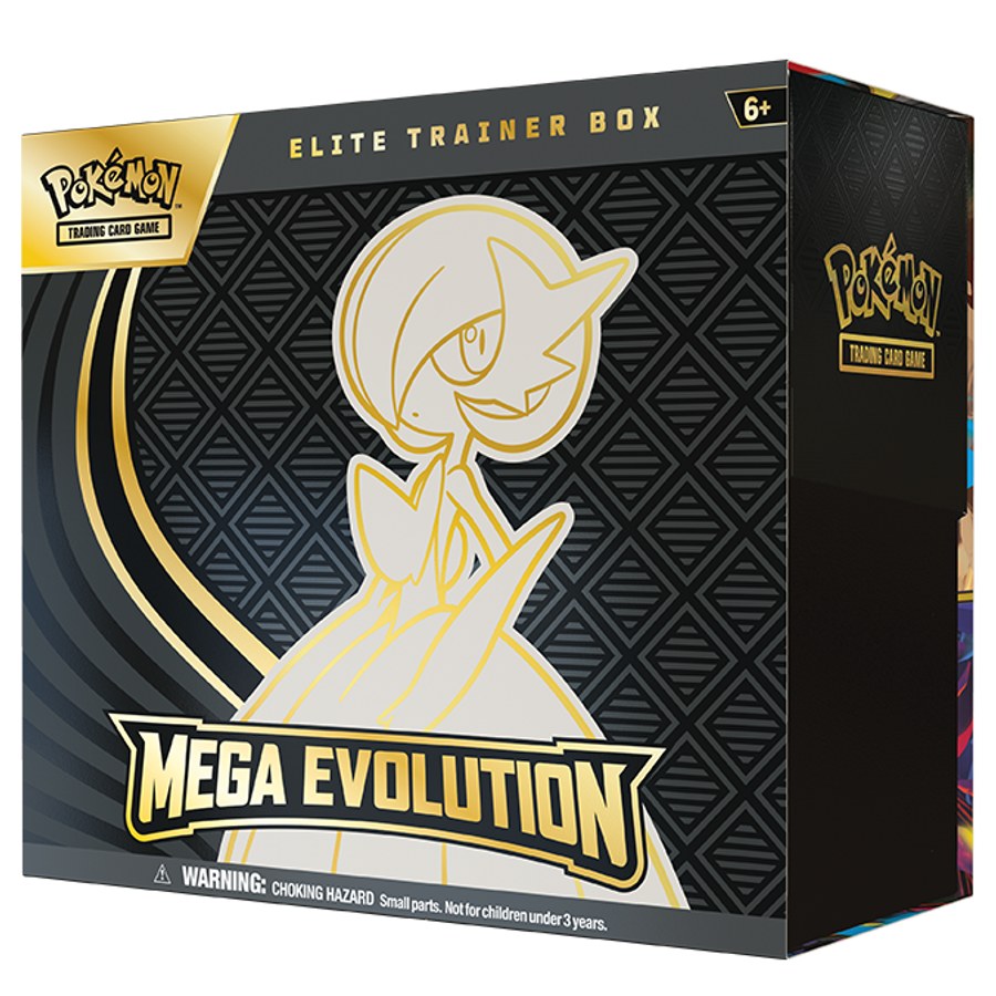 Mega Evolution Elite Trainer Box box and contents