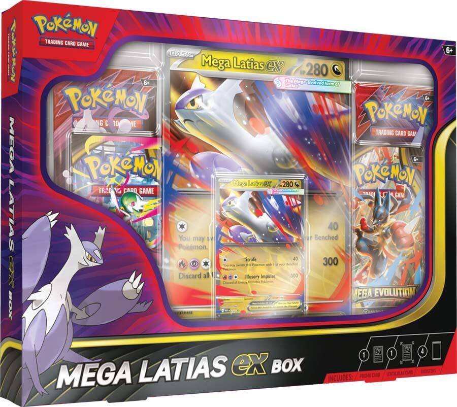 Mega Latias ex Box box and contents