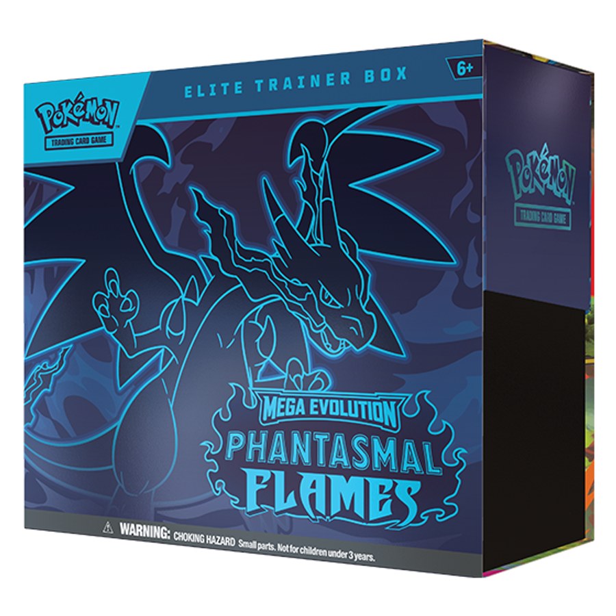 Phantasmal Flames Elite Trainer Box box and contents