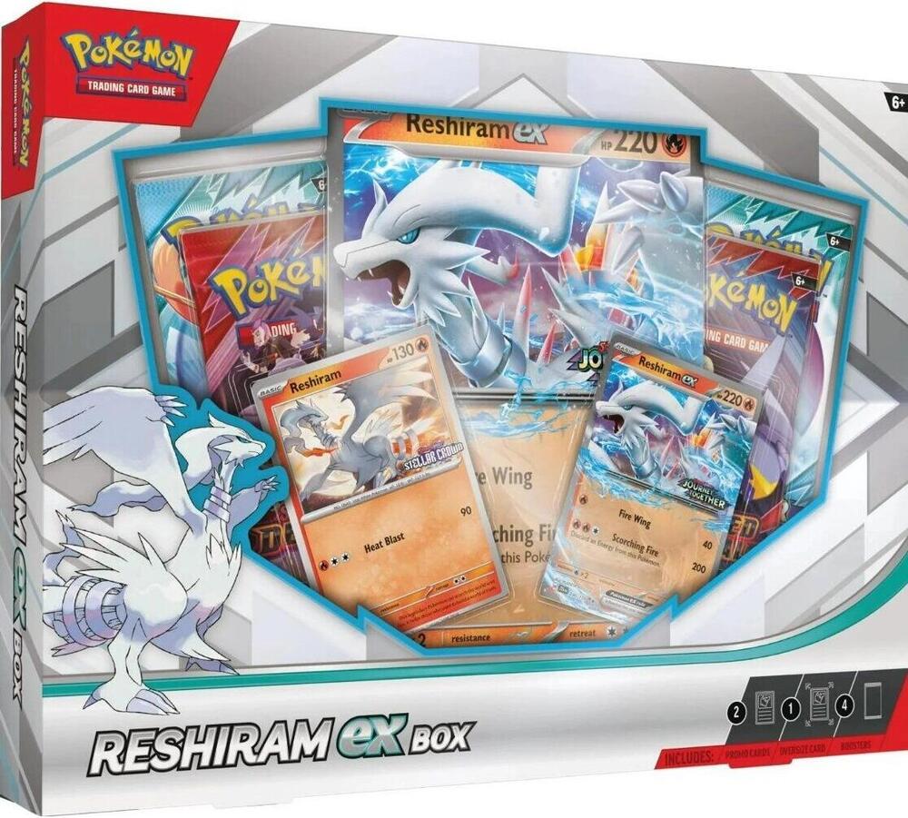 Reshiram ex Box box and contents