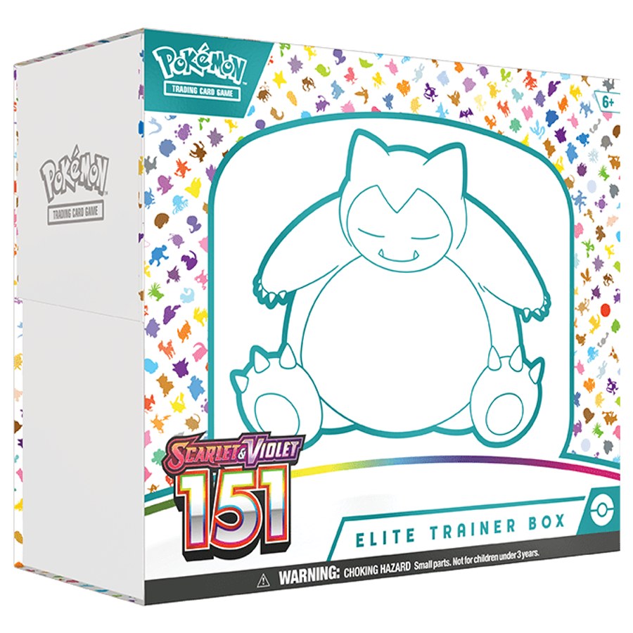 Scarlet & Violet 151 Elite Trainer Box box and contents