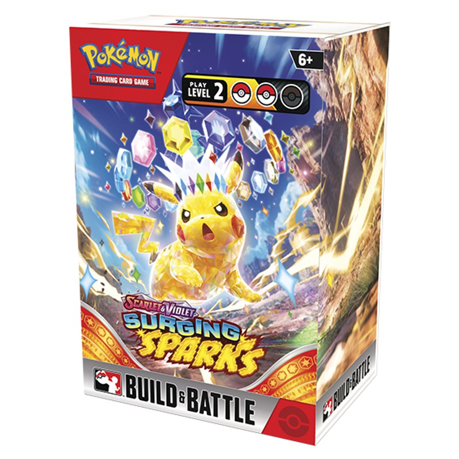 Surging Sparks Build & Battle Box box and contents