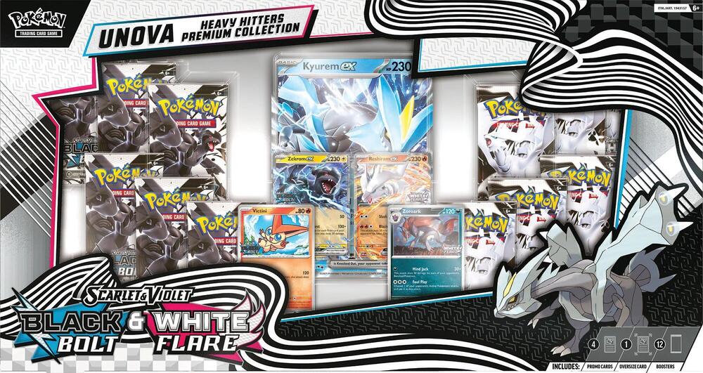 Unova Heavy Hitters Premium Collection box and contents